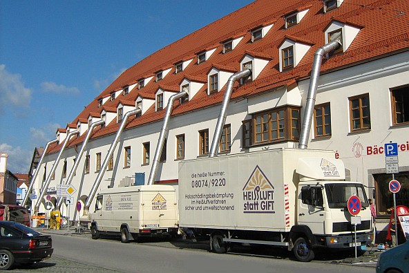 Heiluftbehandlung am Grandauer Hof in Grafing (2007)